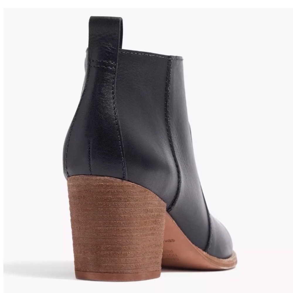Madewell The Brenner Boot in Black Leather size 8 - Picture 3 of 11